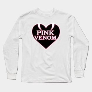 Pink Venom Black Long Sleeve T-Shirt